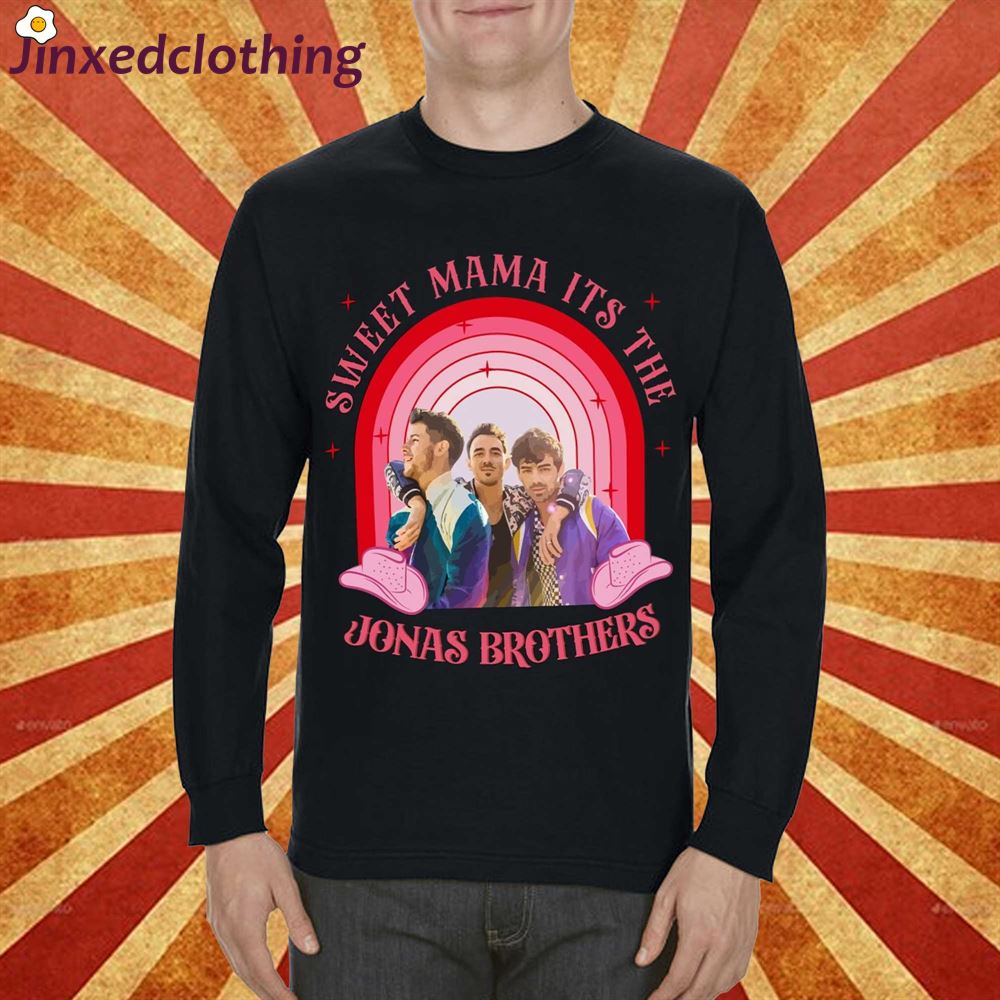 Sweet Mama Its The Jonas Brothers Shirt Jonas Brothers Graphic Tee I Love Hot Dads Shirt 